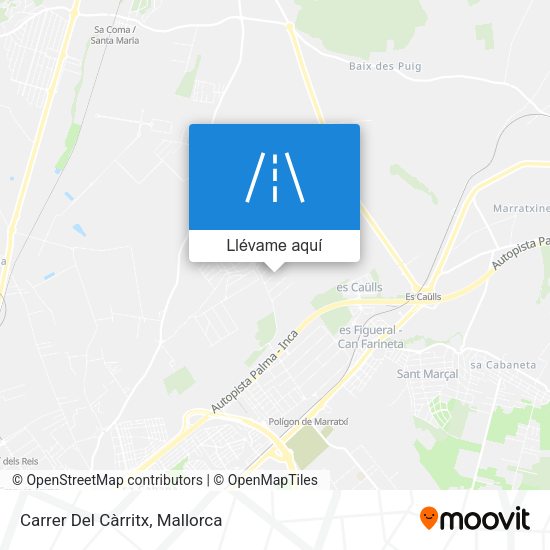 Mapa Carrer Del Càrritx