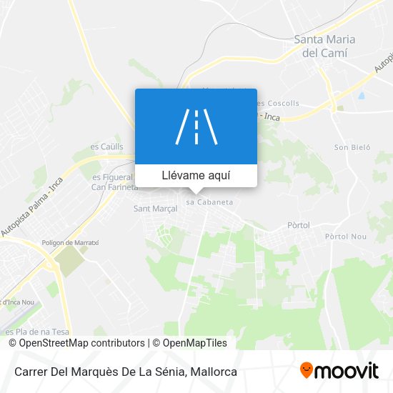 Mapa Carrer Del Marquès De La Sénia