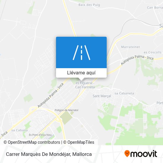 Mapa Carrer Marquès De Mondéjar