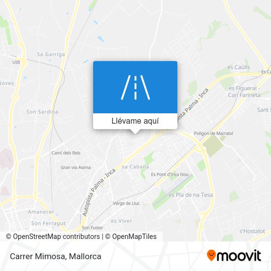 Mapa Carrer Mimosa