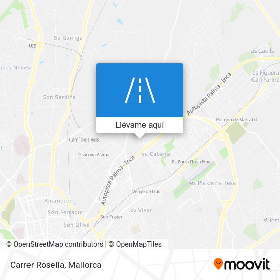 Mapa Carrer Rosella