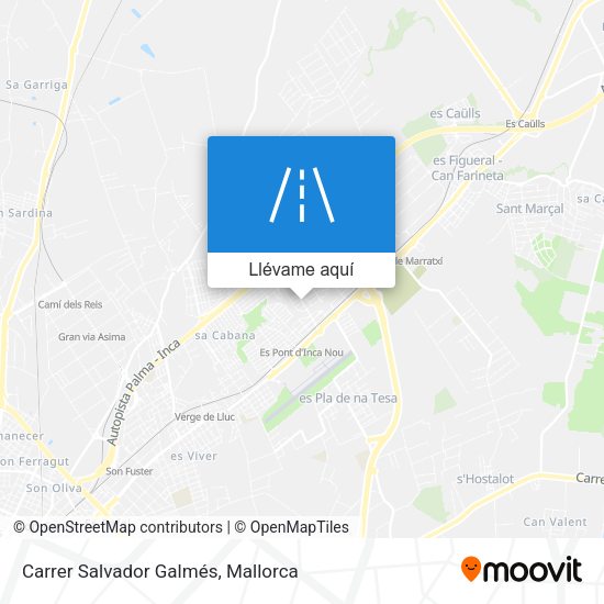 Mapa Carrer Salvador Galmés