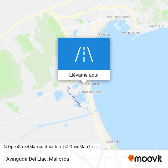 Mapa Avinguda Del Llac