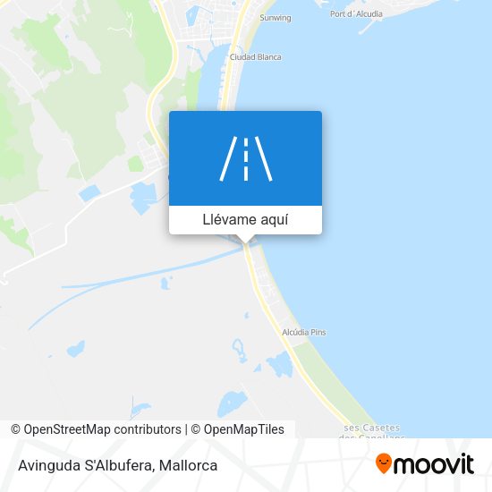 Mapa Avinguda S'Albufera