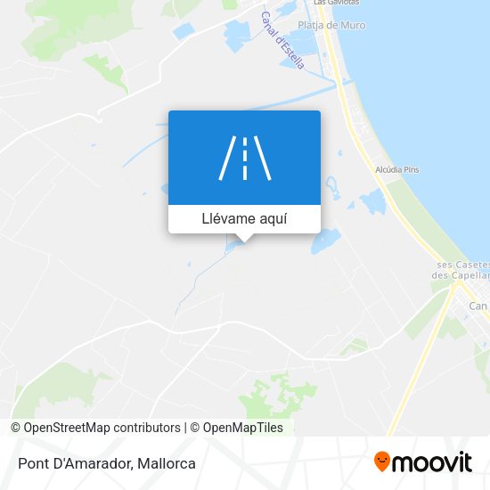 Mapa Pont D'Amarador