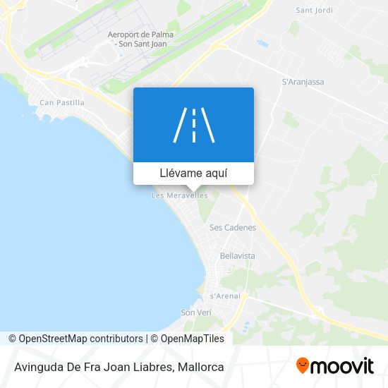 Mapa Avinguda De Fra Joan Liabres