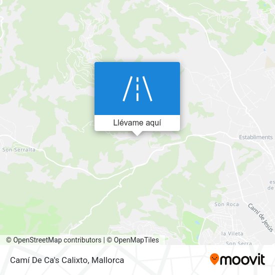 Mapa Camí De Ca'S Calixto
