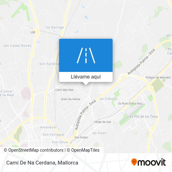 Mapa Camí De Na Cerdana