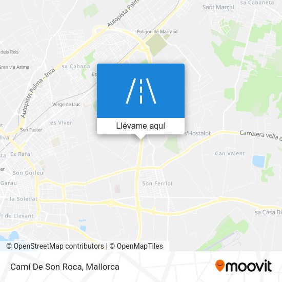 Mapa Camí De Son Roca