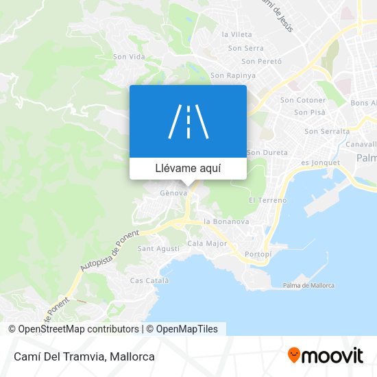 Mapa Camí Del Tramvia