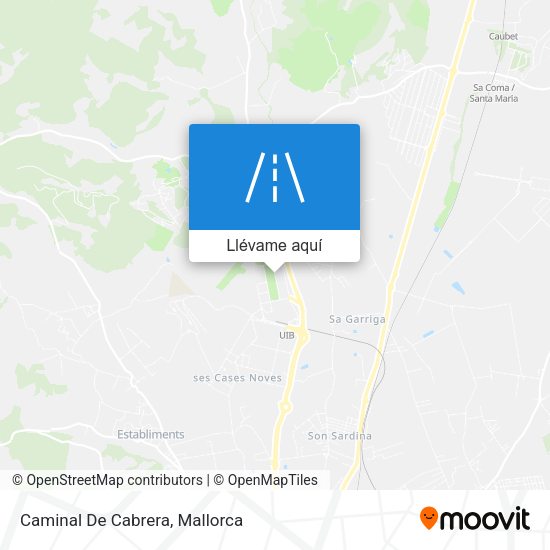 Mapa Caminal De Cabrera