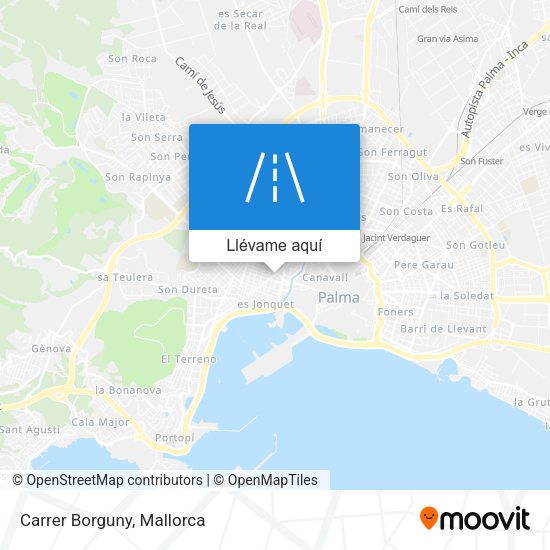 Mapa Carrer Borguny