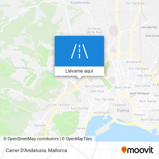 Mapa Carrer D'Andalusia