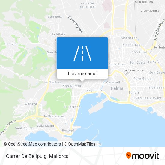 Mapa Carrer De Bellpuig