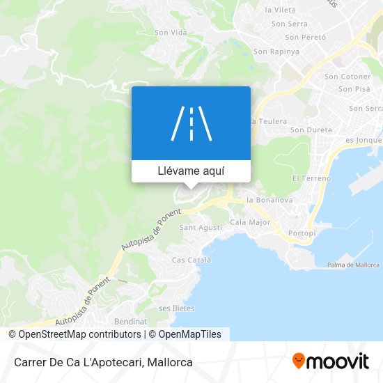 Mapa Carrer De Ca L'Apotecari