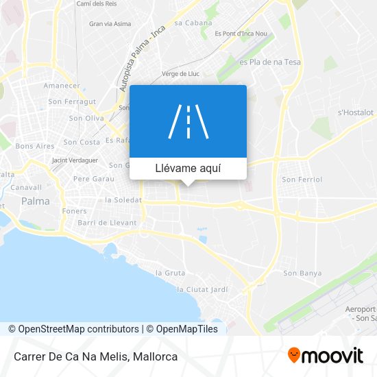 Mapa Carrer De Ca Na Melis
