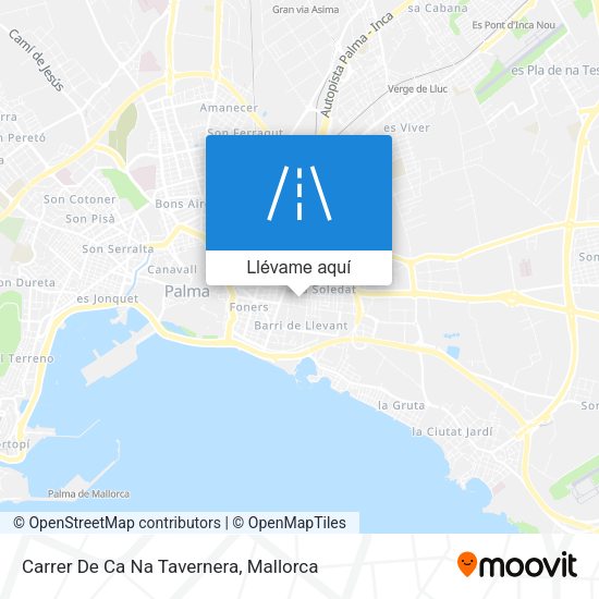 Mapa Carrer De Ca Na Tavernera