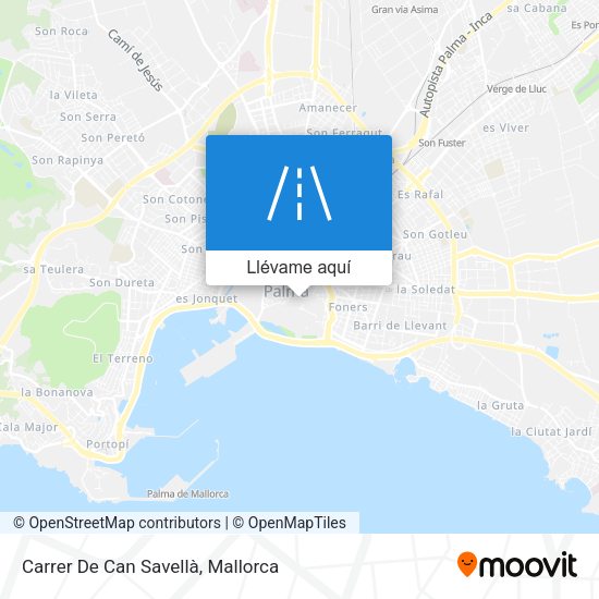 Mapa Carrer De Can Savellà