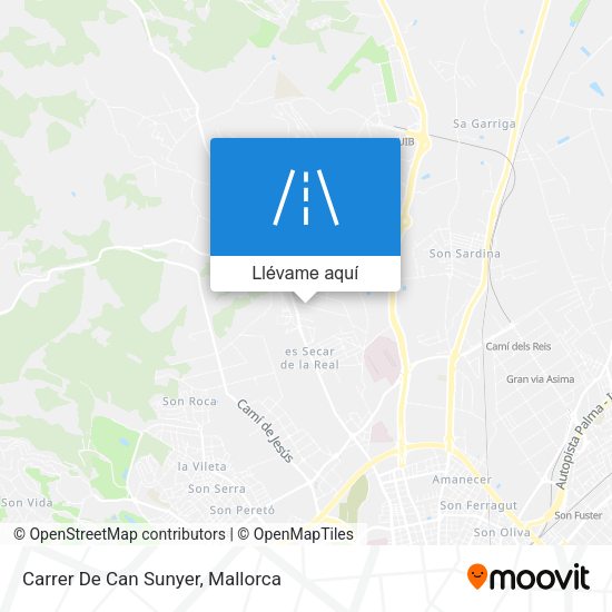 Mapa Carrer De Can Sunyer