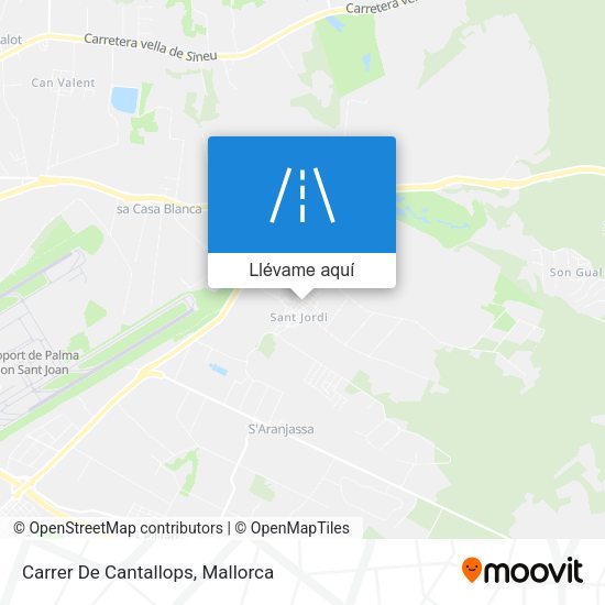 Mapa Carrer De Cantallops