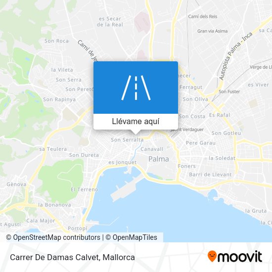 Mapa Carrer De Damas Calvet