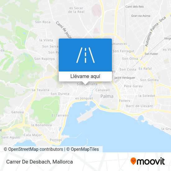 Mapa Carrer De Desbach