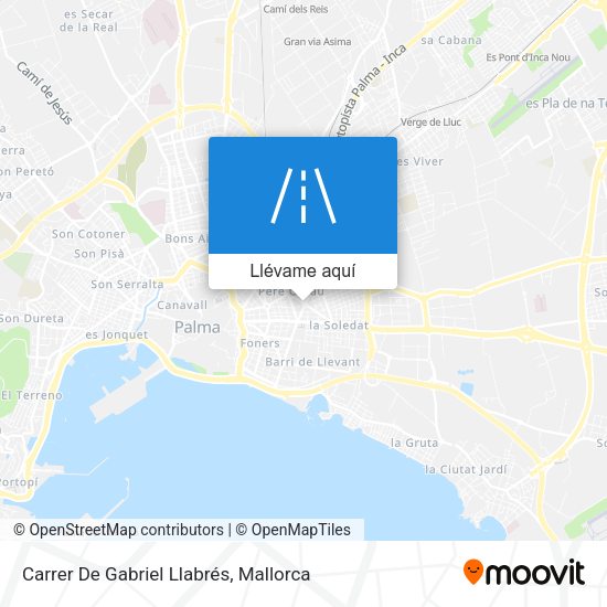 Mapa Carrer De Gabriel Llabrés