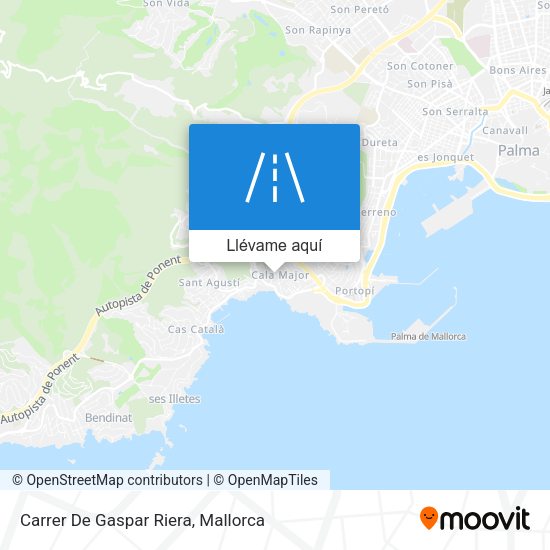 Mapa Carrer De Gaspar Riera