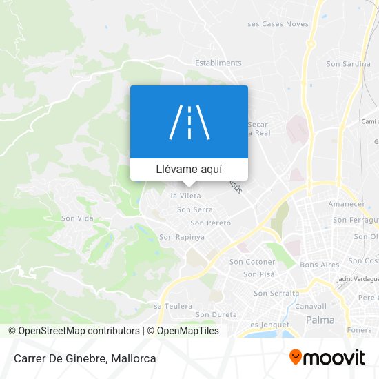 Mapa Carrer De Ginebre