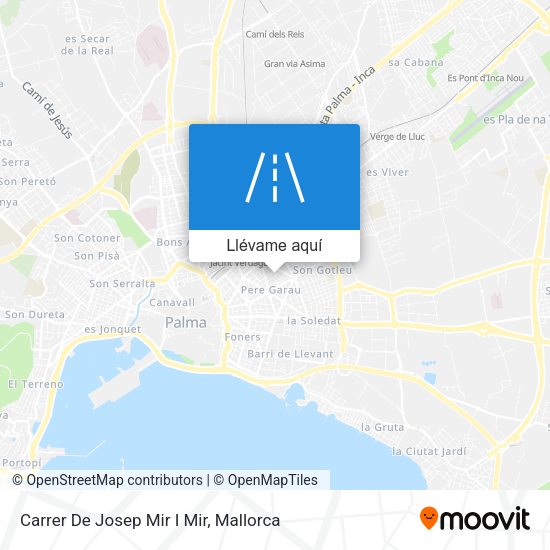 Mapa Carrer De Josep Mir I Mir