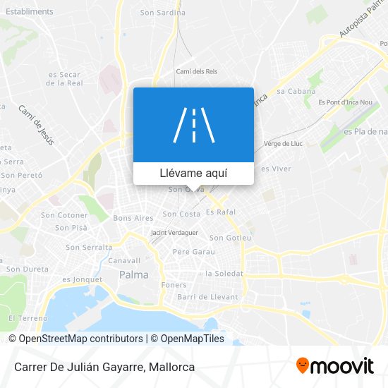 Mapa Carrer De Julián Gayarre