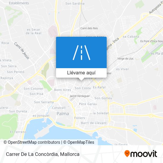 Mapa Carrer De La Concòrdia