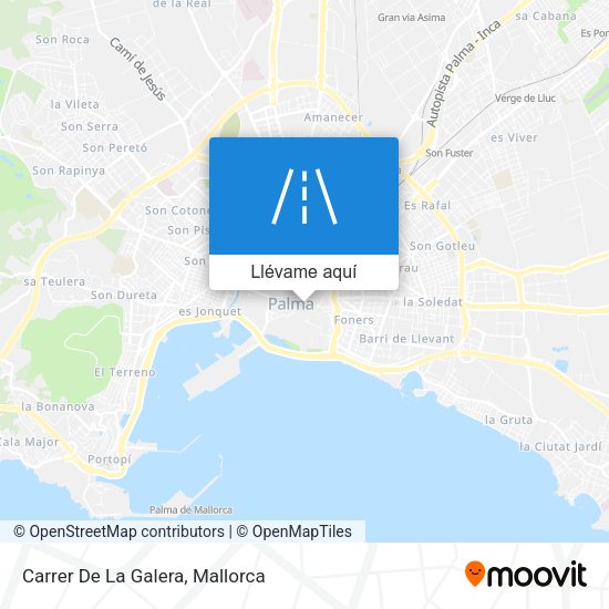 Mapa Carrer De La Galera