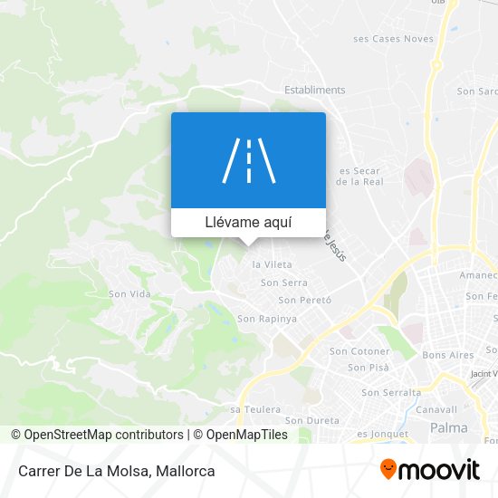 Mapa Carrer De La Molsa