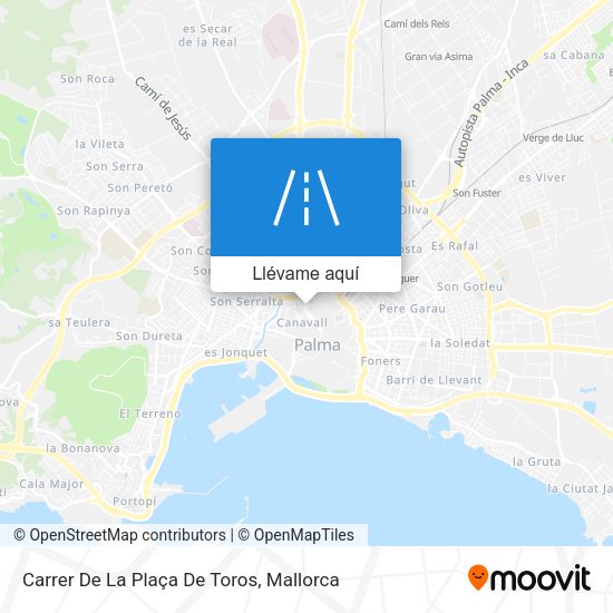 Mapa Carrer De La Plaça De Toros