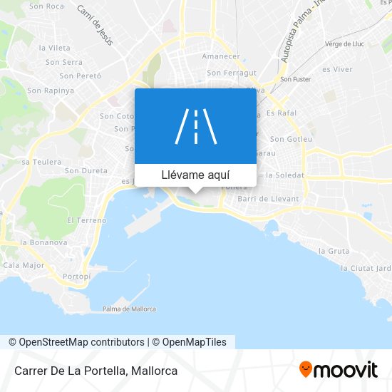 Mapa Carrer De La Portella