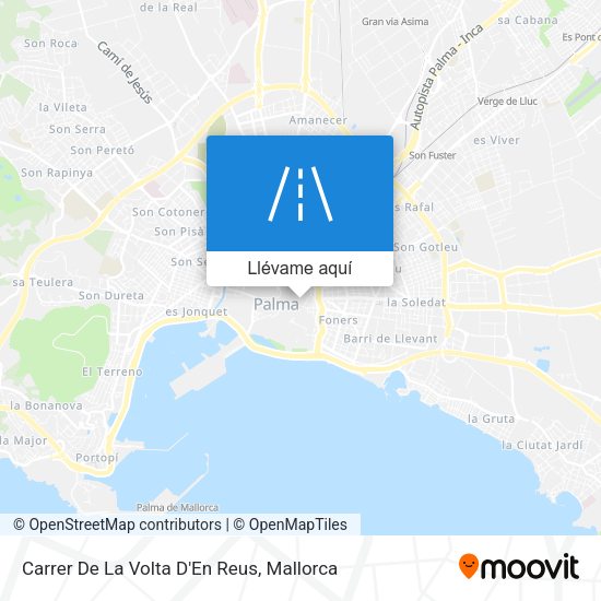 Mapa Carrer De La Volta D'En Reus
