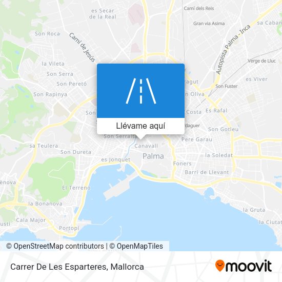 Mapa Carrer De Les Esparteres