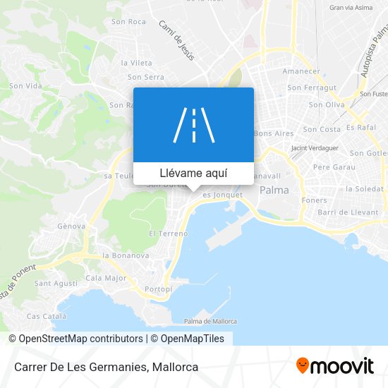 Mapa Carrer De Les Germanies
