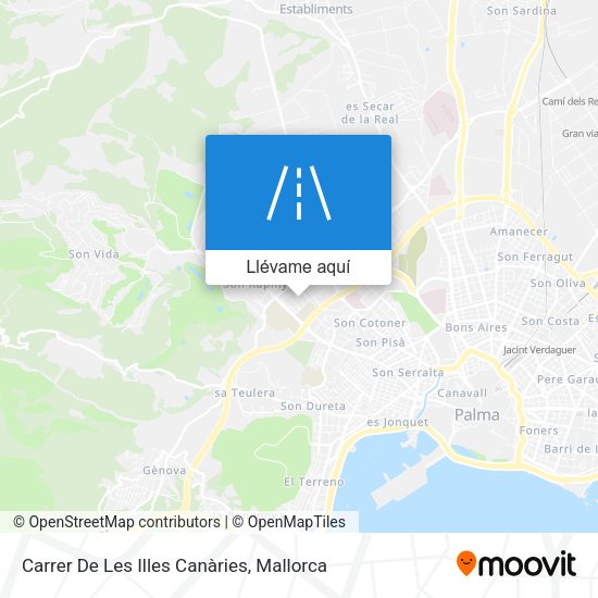 Mapa Carrer De Les Illes Canàries