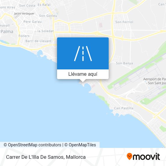 Mapa Carrer De L'Illa De Samos