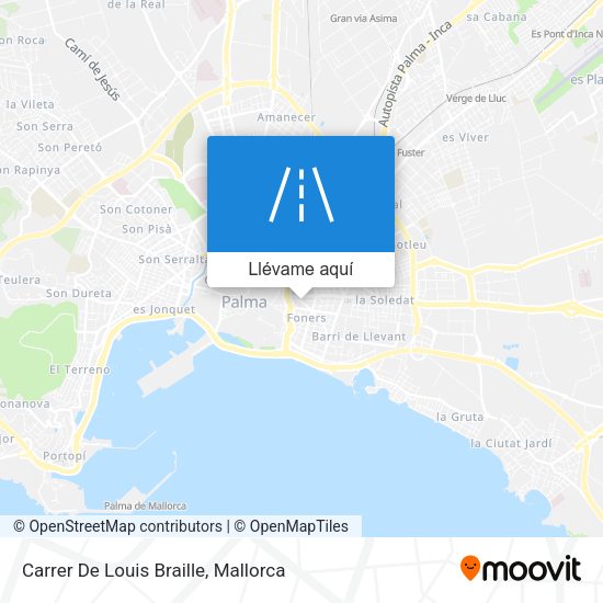 Mapa Carrer De Louis Braille