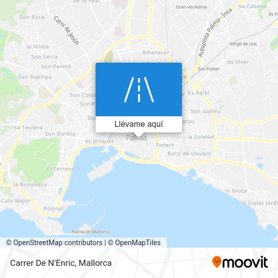 Mapa Carrer De N'Enric