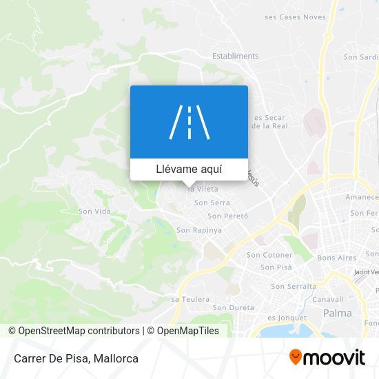 Mapa Carrer De Pisa