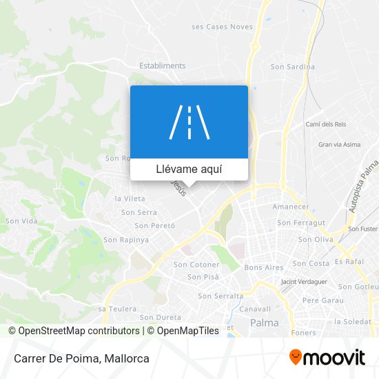 Mapa Carrer De Poima