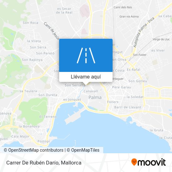 Mapa Carrer De Rubén Darío