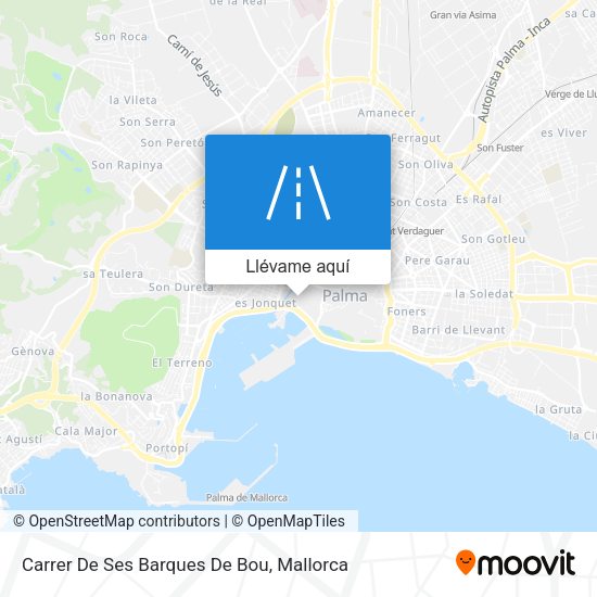 Mapa Carrer De Ses Barques De Bou