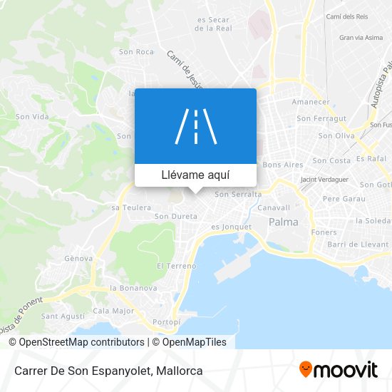 Mapa Carrer De Son Espanyolet