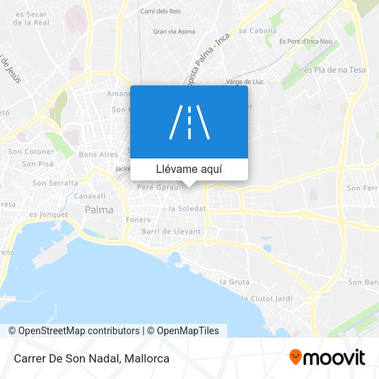 Mapa Carrer De Son Nadal