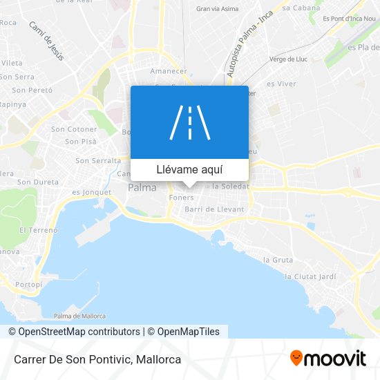 Mapa Carrer De Son Pontivic